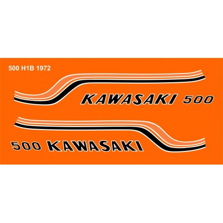 Déco Kawasaki 500 H1B 1972