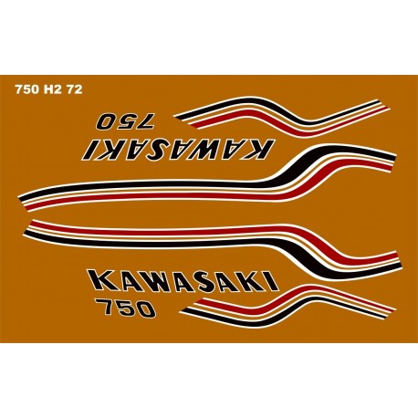 Déco Kawasaki 750 H2 1972