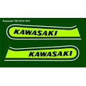 Déco Kawasaki 750 H2B 1974 Green