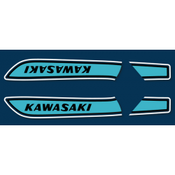 Déco Kawasaki 250 S1 C Halibut Blue